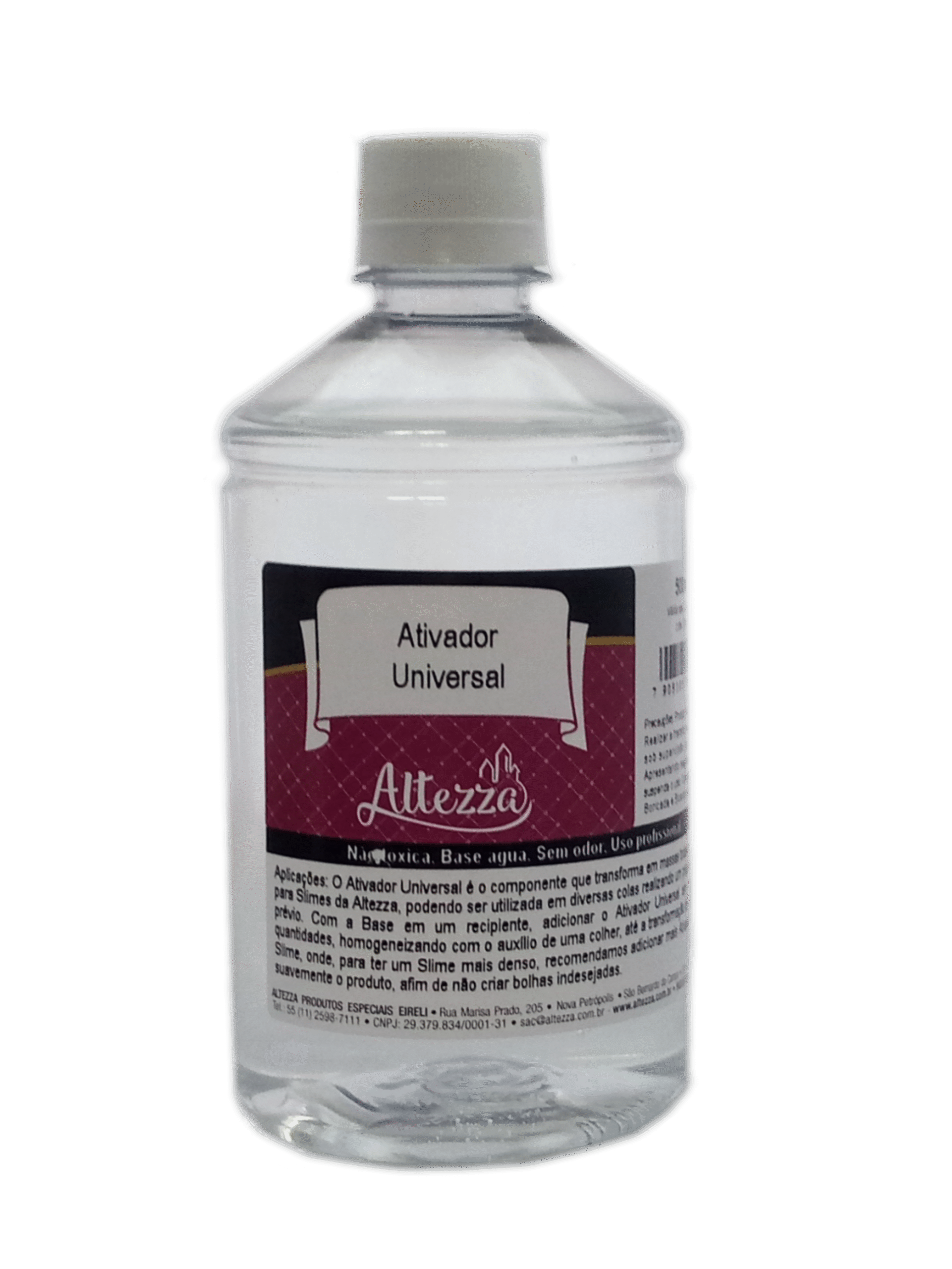 Ativador universal 500 ml fundo transparente