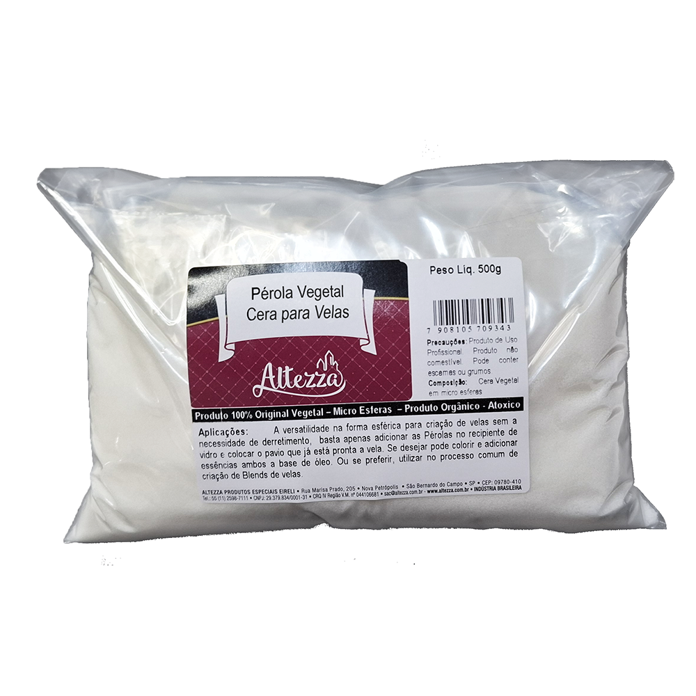 PEROLA VEGETAL CERA PARA VELAS 500g s